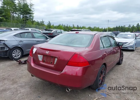 2006 Honda Accord 3.0 Ex из США, поврежденный, VIN 1HGCM66536A052721